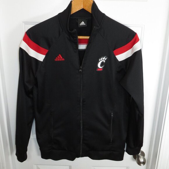 Adidas University of Cincinnati Bearcats Jacket Full Zip Size Medium - Picture 1 of 6